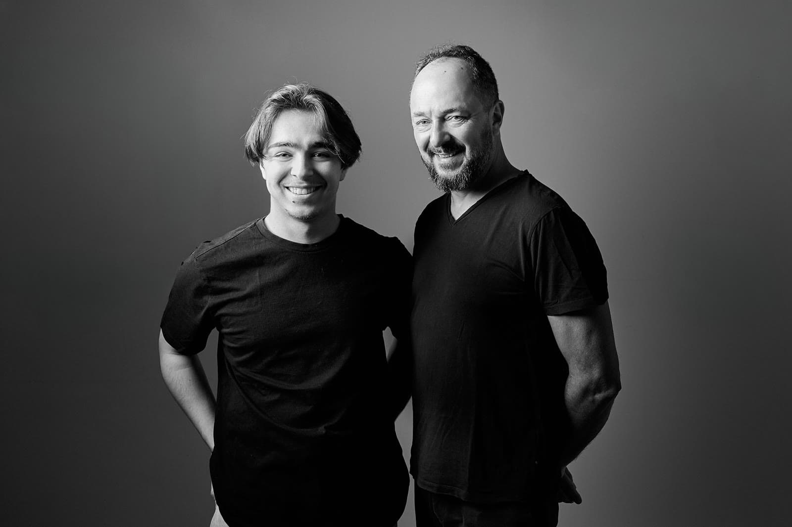Jean-Charles et Mathis, père et fils, fondateurs d'Impact-eMédia